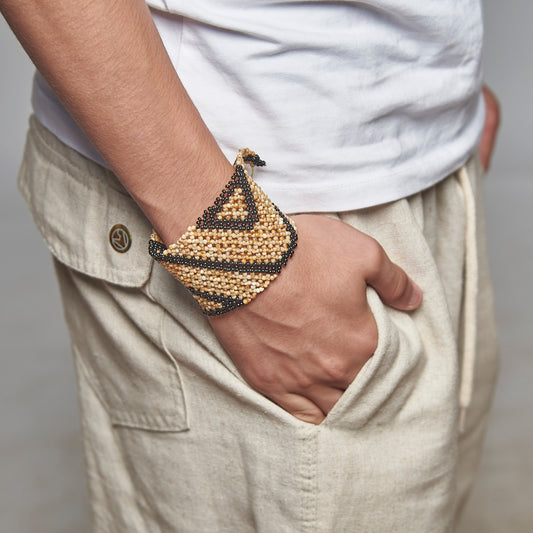 Pulseira de Sementes Povo Indígena Krahô