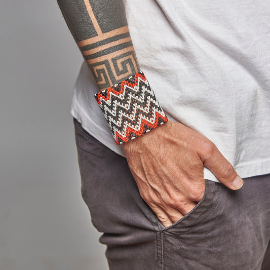 Pulseira Indígena de Miçanga Kayapó