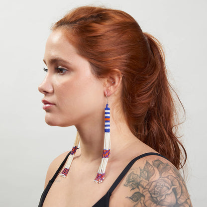 Brinco Artesanal de Miçanga Povo Kayapó