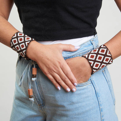 Pulseira de Miçanga fio Elástico Povo Kamayurá