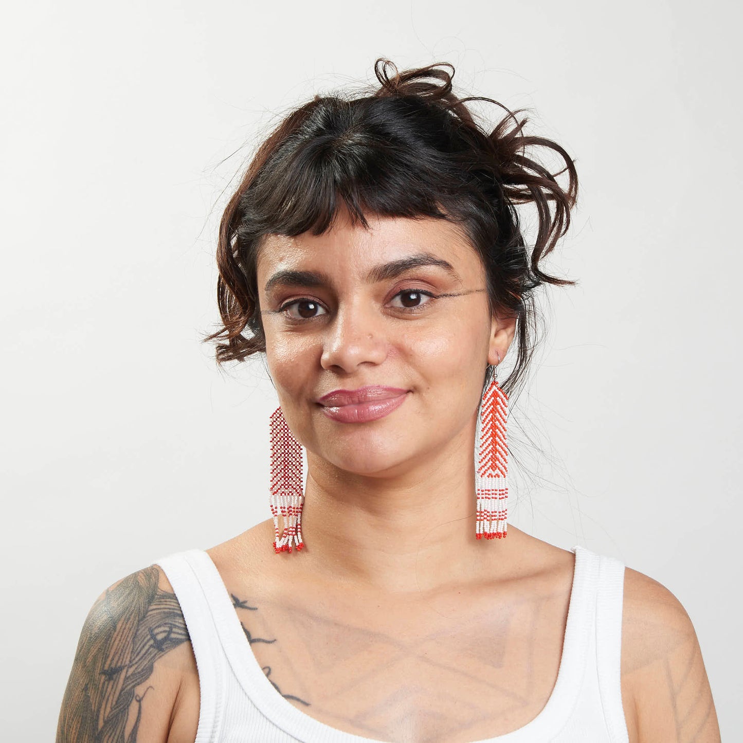 Brinco Artesanal de Miçanga Povo Kayapó