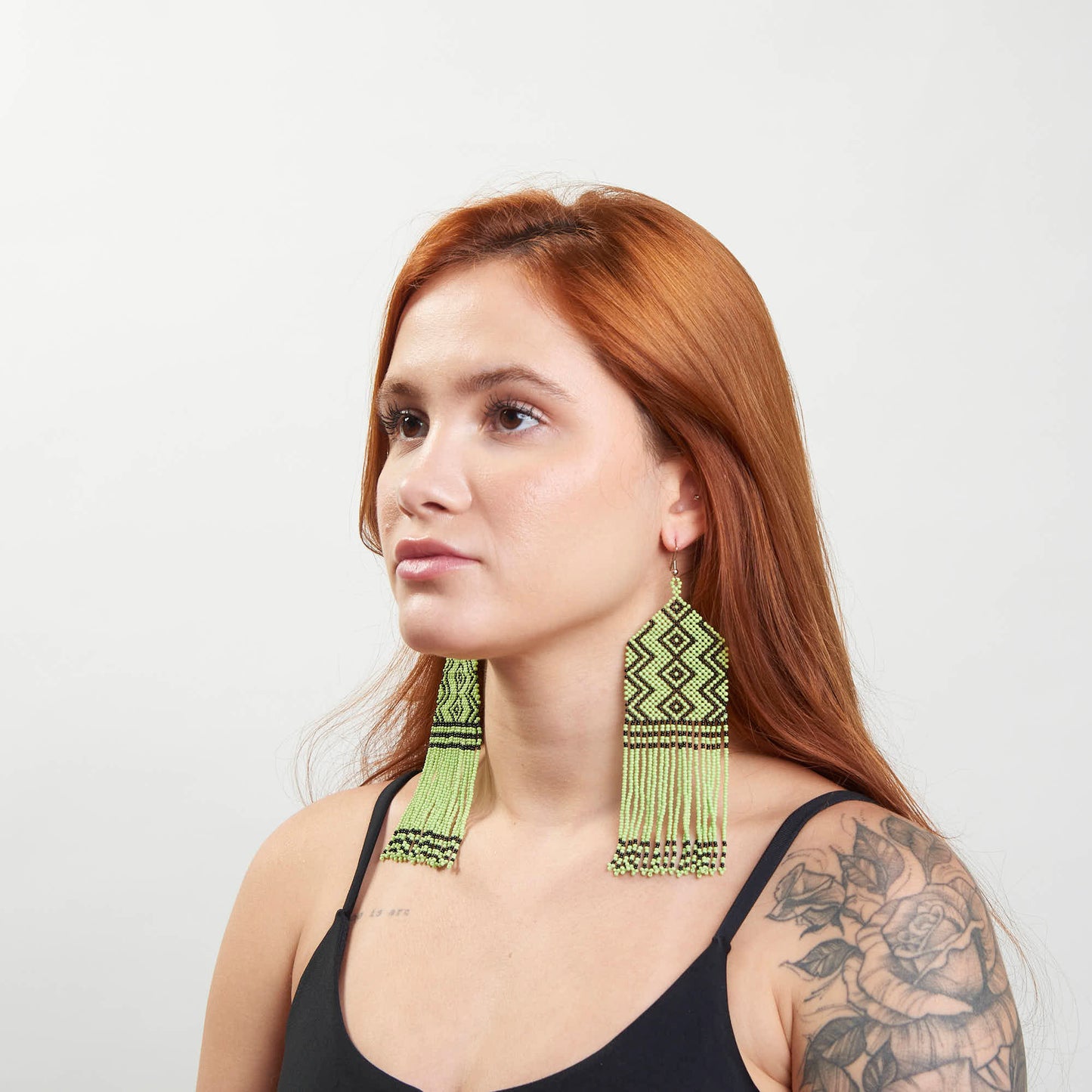 Brinco Artesanal de Miçanga Povo Kayapó