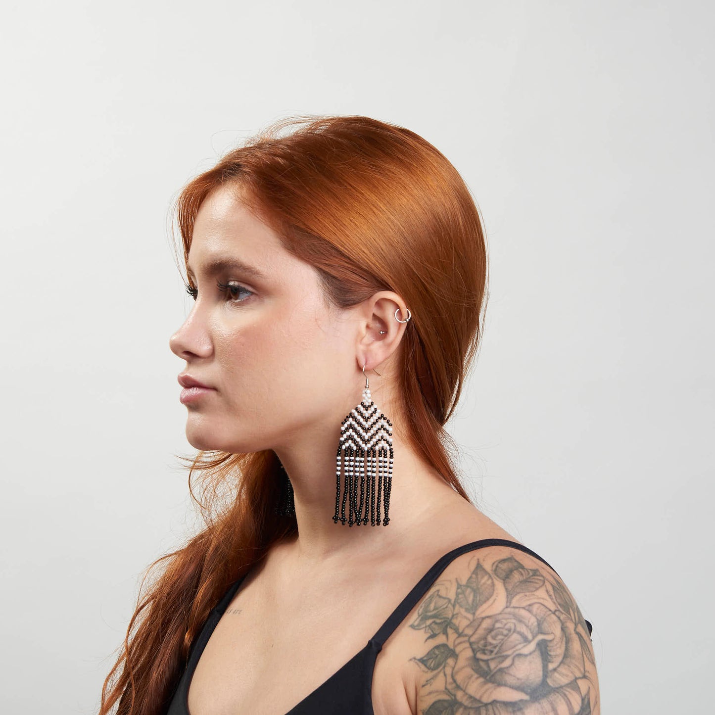 Brinco Artesanal de Miçanga Povo Kayapó