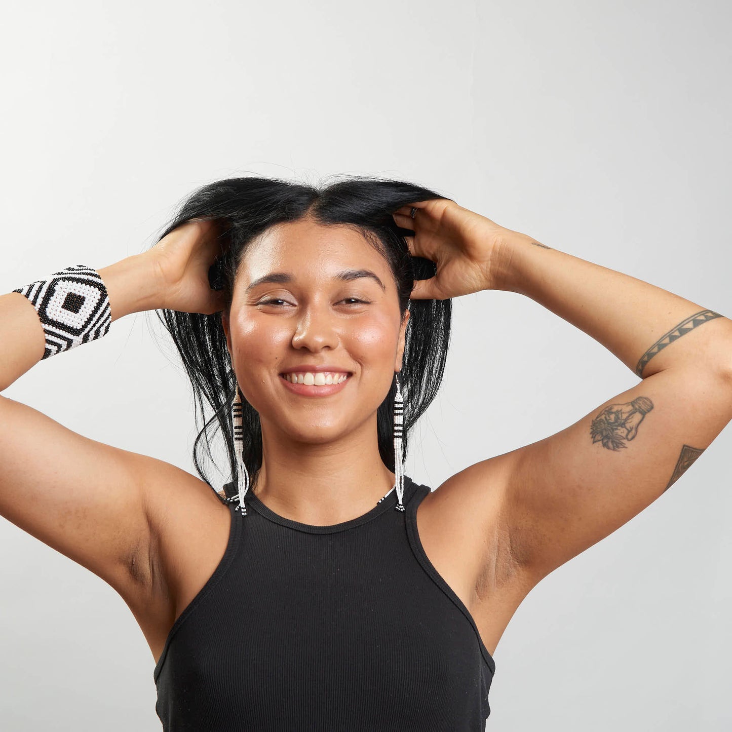 Brinco Artesanal de Miçanga Povo Kayapó