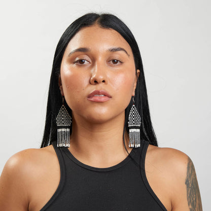 Brinco Artesanal de Miçanga Povo Kayapó