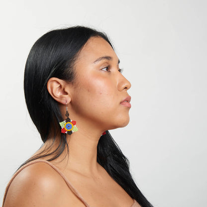 Brinco Artesanal de Miçanga Povo Kanela