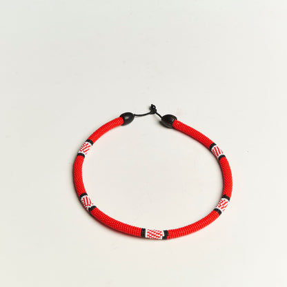 Colar de Miçanga Cobra Coral Povo Kalapalo