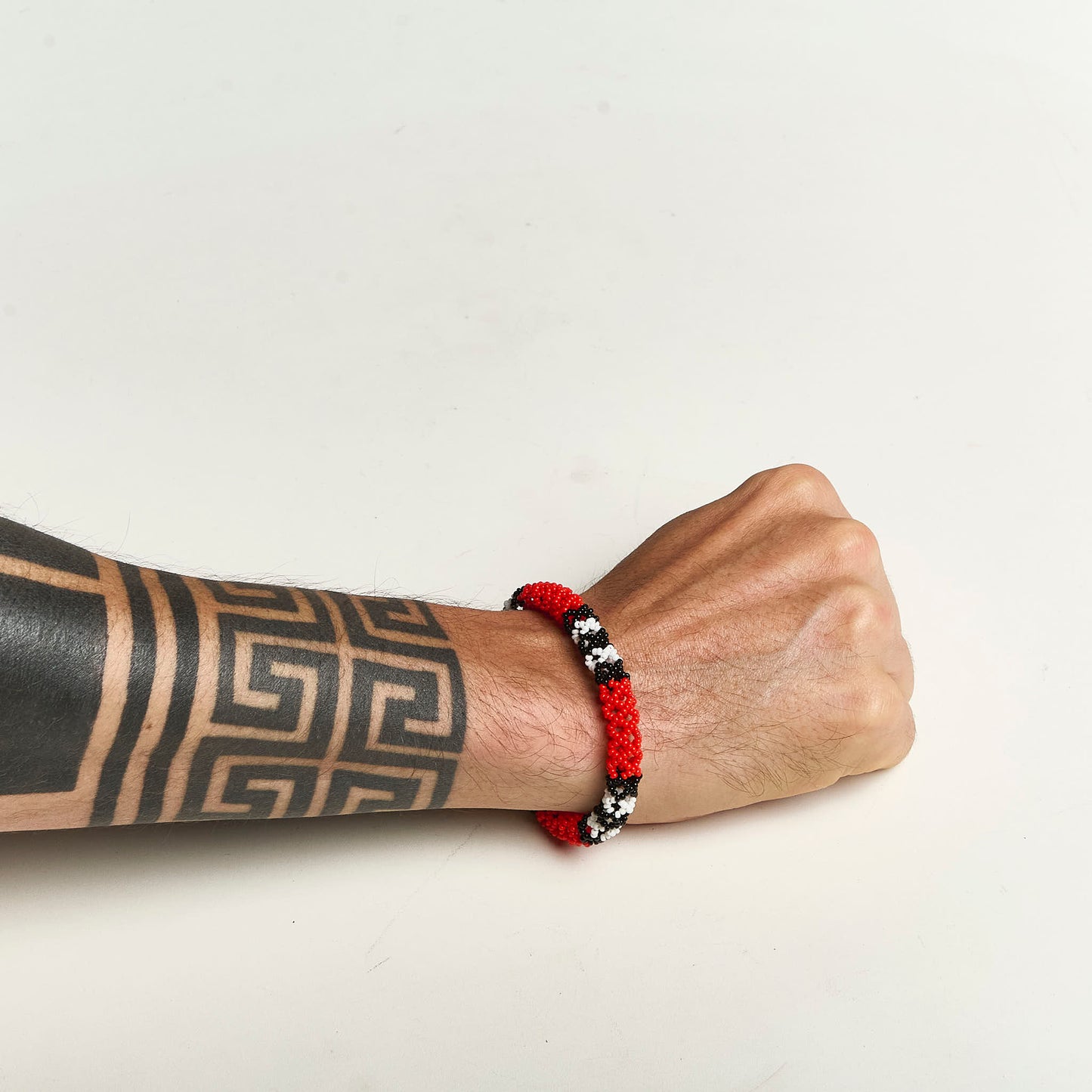 Pulseira Cobra Coral de Miçanga Povo Waura