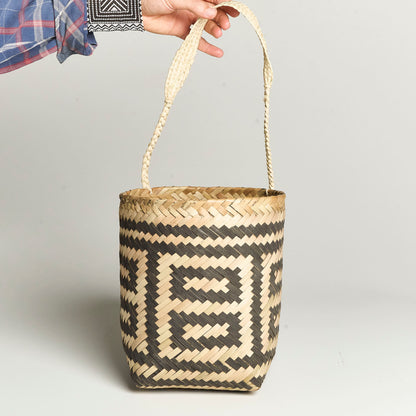 Cesto Fibra de Buriti Povo Kanela