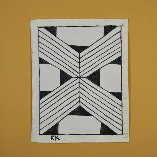 Grafismo em Tela Artesão Kamayurá