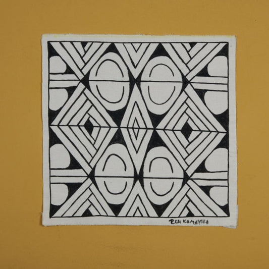 Tela de Pintura Grafismo Kamayurá
