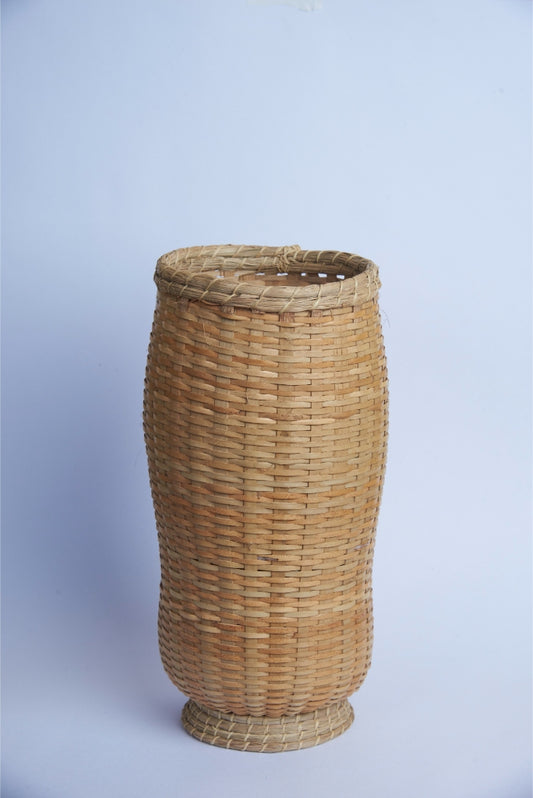 Cesto Decorativo Flores de Fibra Kanela