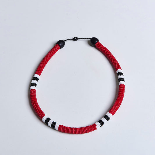 Colar de Miçanga Cobra Coral Waura