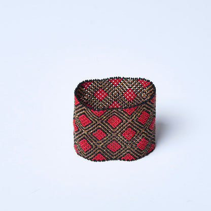 Pulseira de Miçanga fio Elástico Povo Waura