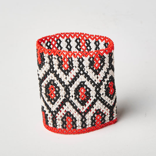 Pulseira de Miçanga fio Elástico Povo Waura