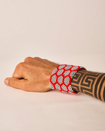 Pulseira Indígena de Miçanga Waura