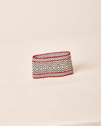Pulseira de Miçanga fio Elástico Povo Waura