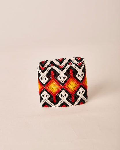 Pulseira de Miçanga fio Elástico Povo Waura