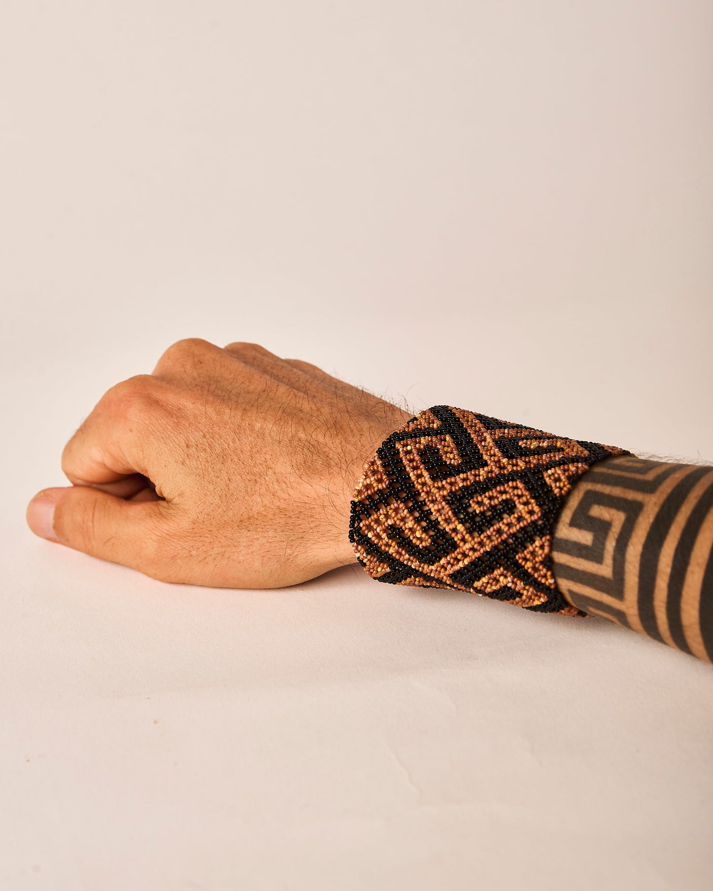 Pulseira de Miçanga fio Elástico Povo Waura