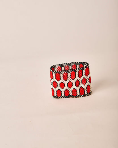 Pulseira de Miçanga fio Elástico Povo Waura