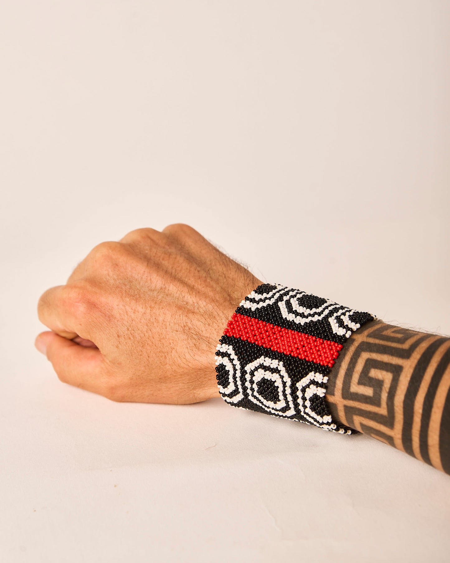 Pulseira de Miçanga fio Elástico Povo Waura