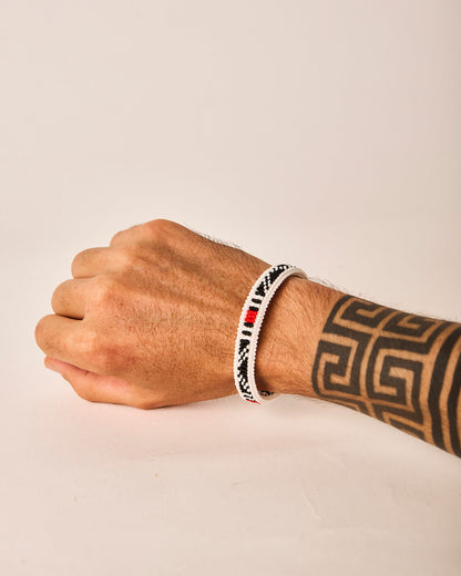 Pulseira de Miçanga Fio Elástico Povo Waura