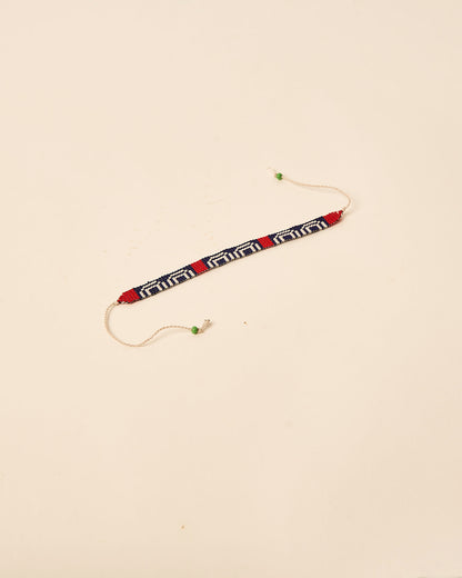 Pulseira de Miçanga Ajustável Povo Waura