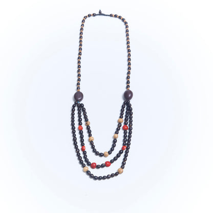 Colar Indígena de Sementes Povo Apiaká