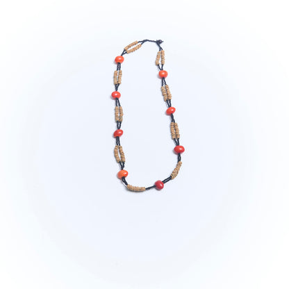 Colar Indígena de Sementes Povo Apiaká