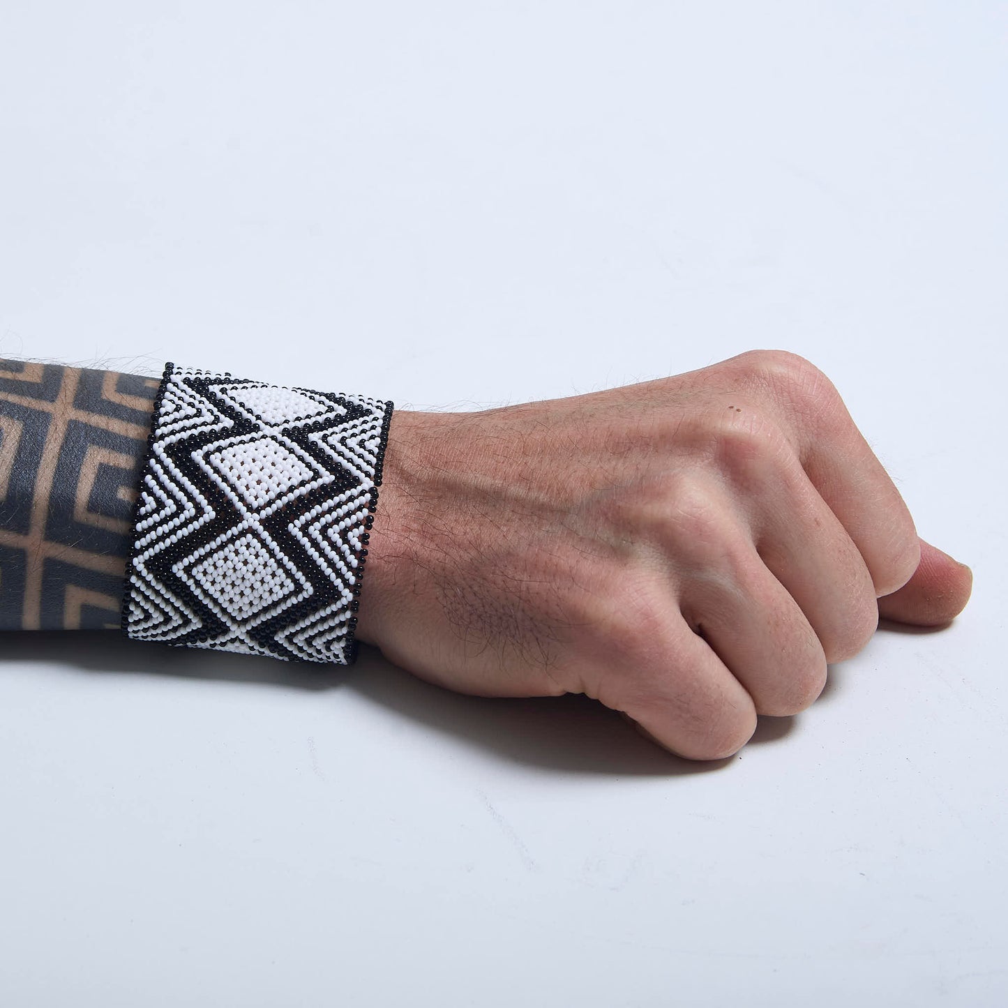 Pulseira de Miçanga fio Elástico Povo Waura