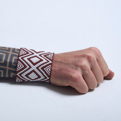 Pulseira de Miçanga fio Elástico Povo Waura