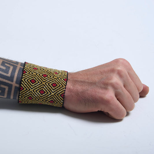 Pulseira de Miçanga fio Elástico Povo Waura