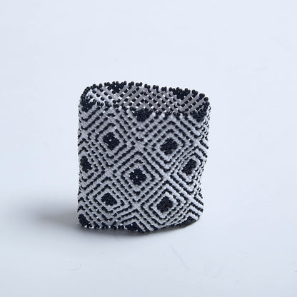 Pulseira de Miçanga fio Elástico Povo Waura