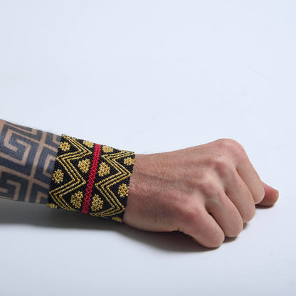 Pulseira de Miçanga fio Elástico Povo Waura