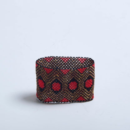 Pulseira de Miçanga fio Elástico Povo Waura