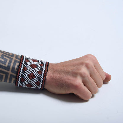 Pulseira de Miçanga fio Elástico Povo Waura