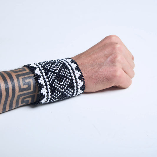 Pulseira de Miçanga fio Elástico Povo Kamayurá