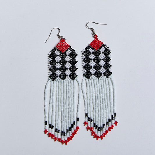 Brinco Artesanal de Miçanga Povo Panará