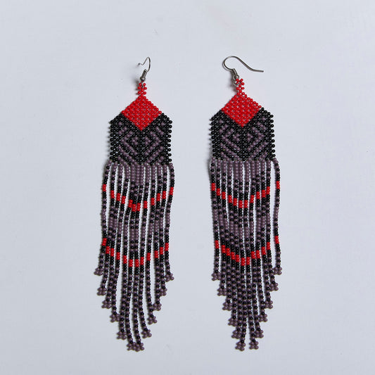 Brinco Artesanal de Miçanga Povo Panará