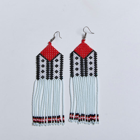 Brinco Artesanal de Miçanga Povo Panará