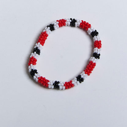 Pulseira Cobra Coral de Miçanga Povo Waura