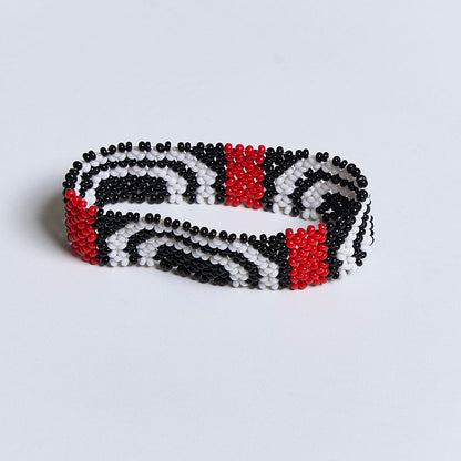 Pulseira de Miçanga fio Elástico Povo Waura