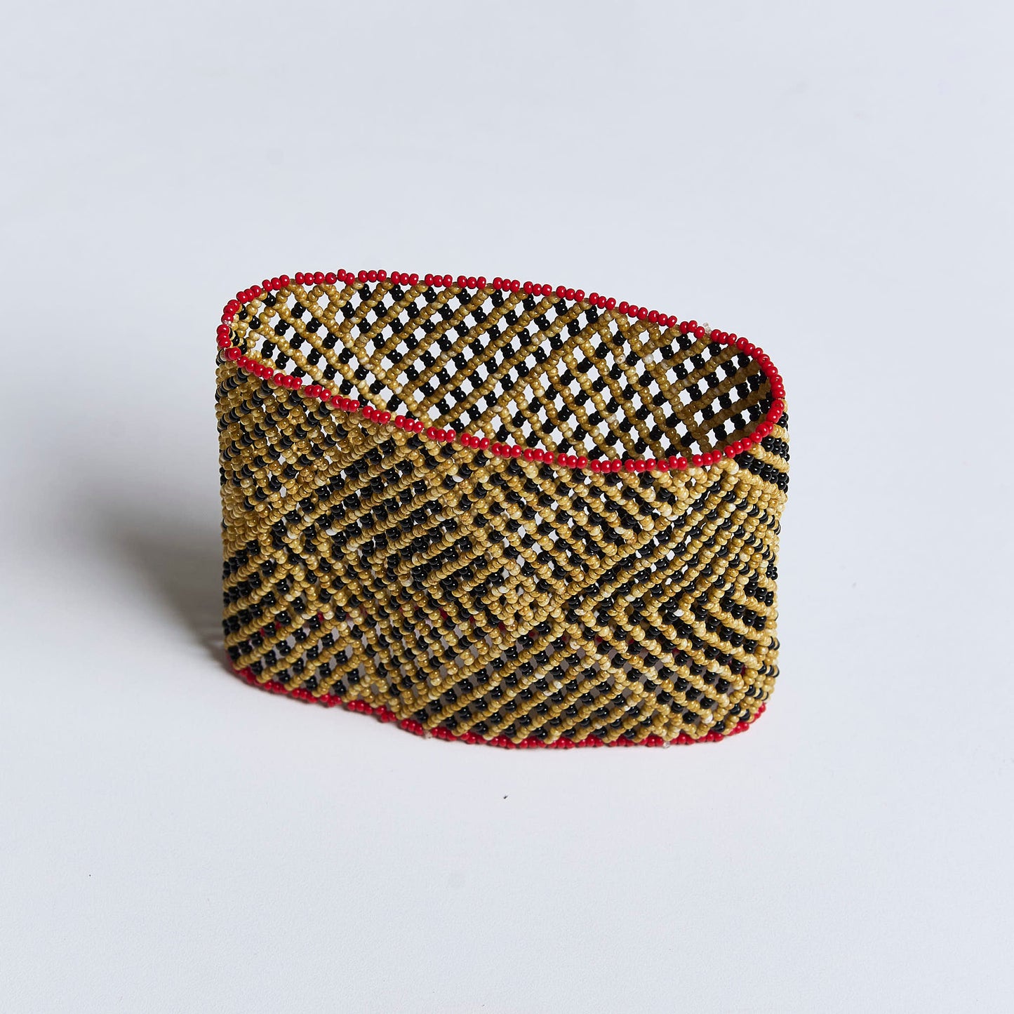 Pulseira de Miçanga fio Elástico Povo Waura