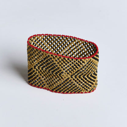 Pulseira de Miçanga fio Elástico Povo Waura