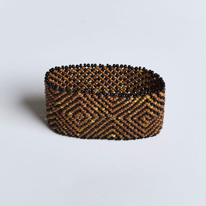 Pulseira de Miçanga fio Elástico Povo Waura