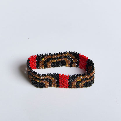 Pulseira de Miçanga fio Elástico Povo Waura