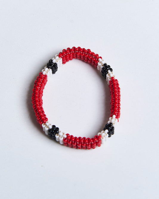 Pulseira Cobra Coral de Miçanga Povo Waura