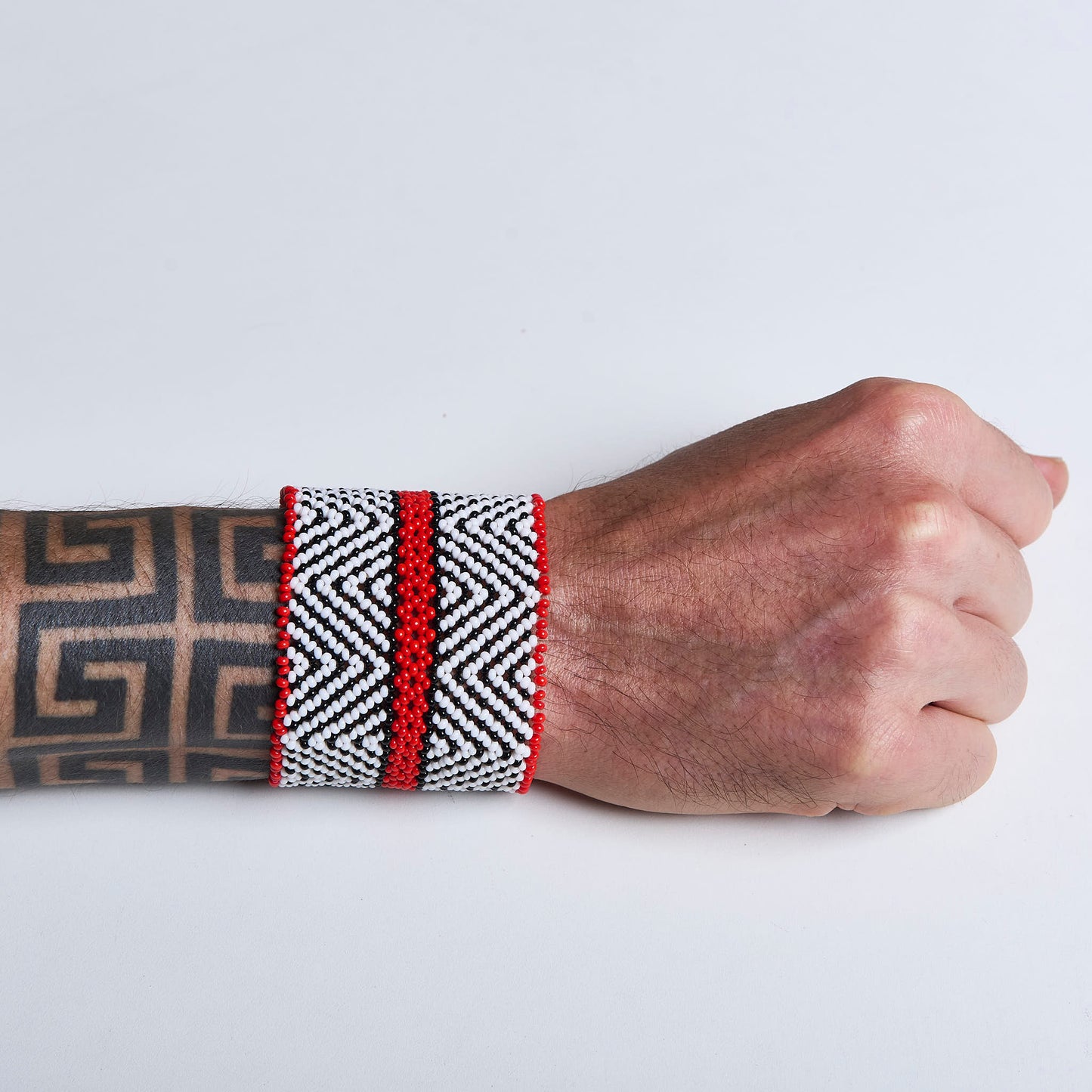 Pulseira de Miçanga fio Elástico Povo Waura