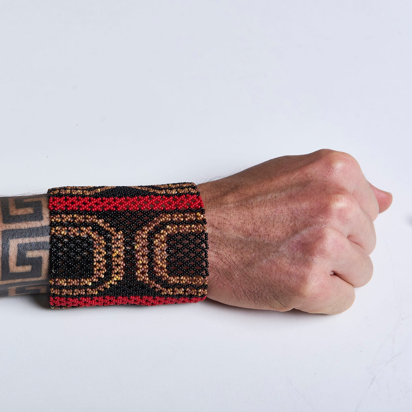 Pulseira de Miçanga fio Elástico Povo Waura