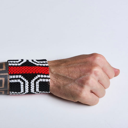 Pulseira de Miçanga fio Elástico Povo Waura